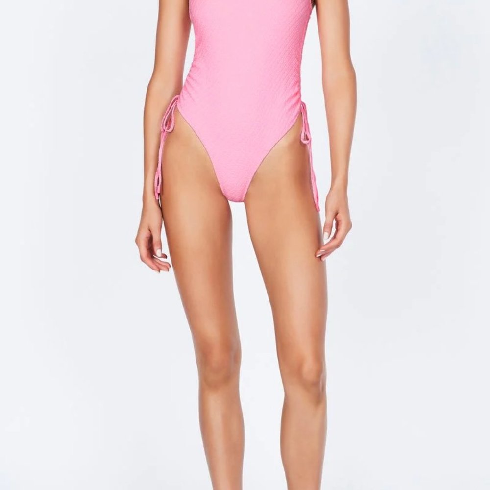 TRIANGL Pink One Piece Bathing Suit Never Worn
